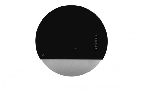 Ciarko Design ECLIPSE szürke / fekete fali páraelszívó