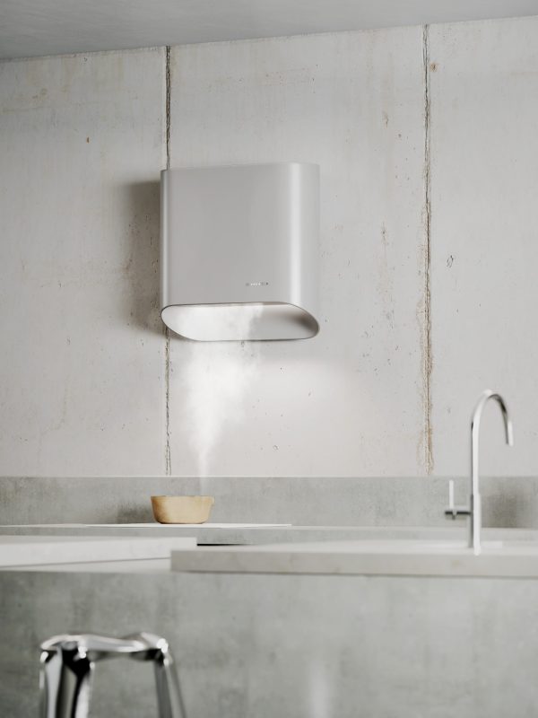 Ciarko Design SIMPLE 60 cm ezüst fali páraelszívó - Image 2