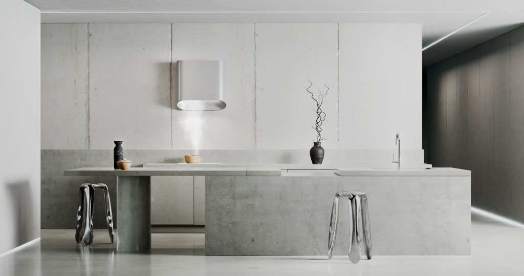 Ciarko Design SIMPLE 60 cm ezüst fali páraelszívó - Image 3