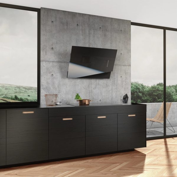 Ciarko Design TRIO Inox / fekete fali páraelszívó - Image 2