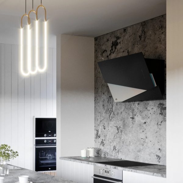 Ciarko Design TRIO Inox / fekete fali páraelszívó - Image 3