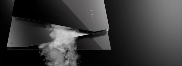 Ciarko Design TRIO Inox / fekete fali páraelszívó - Image 4