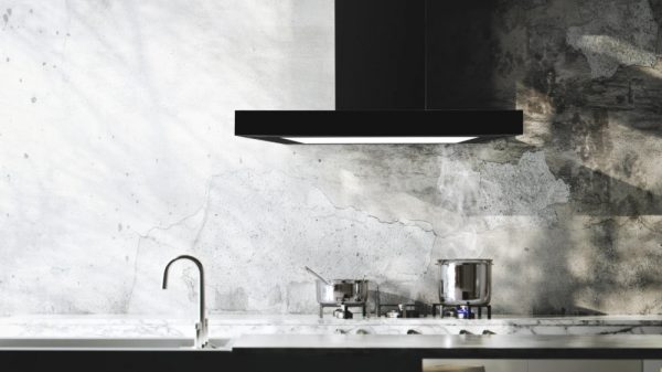 Ciarko Design T-Light 60 cm fekete fali páraelszívó