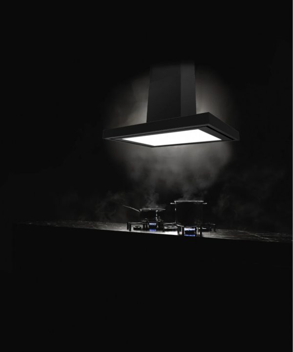 Ciarko Design T-Light 60 cm fekete fali páraelszívó - Image 2