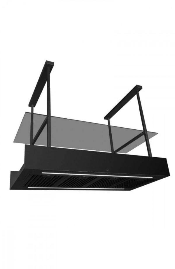 Ciarko Design MINIMAL 1 120 cm fekete sziget páraelszívó (panellal) - Image 3