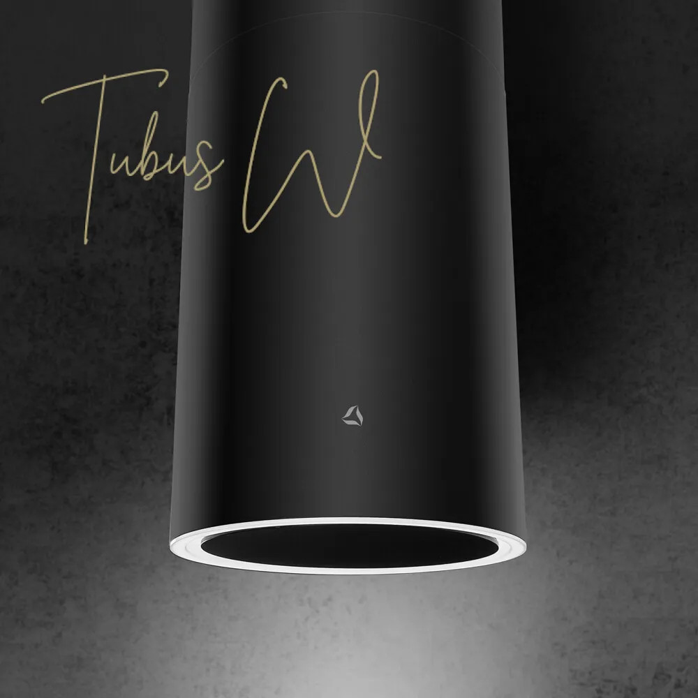 Ciarko Design Tubus W Long fekete sziget páraelszívó - Image 3