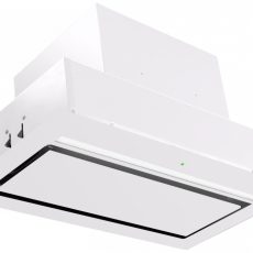 Ciarko Design AURA 55 cm fehér üveg beépíthető páraelszívó