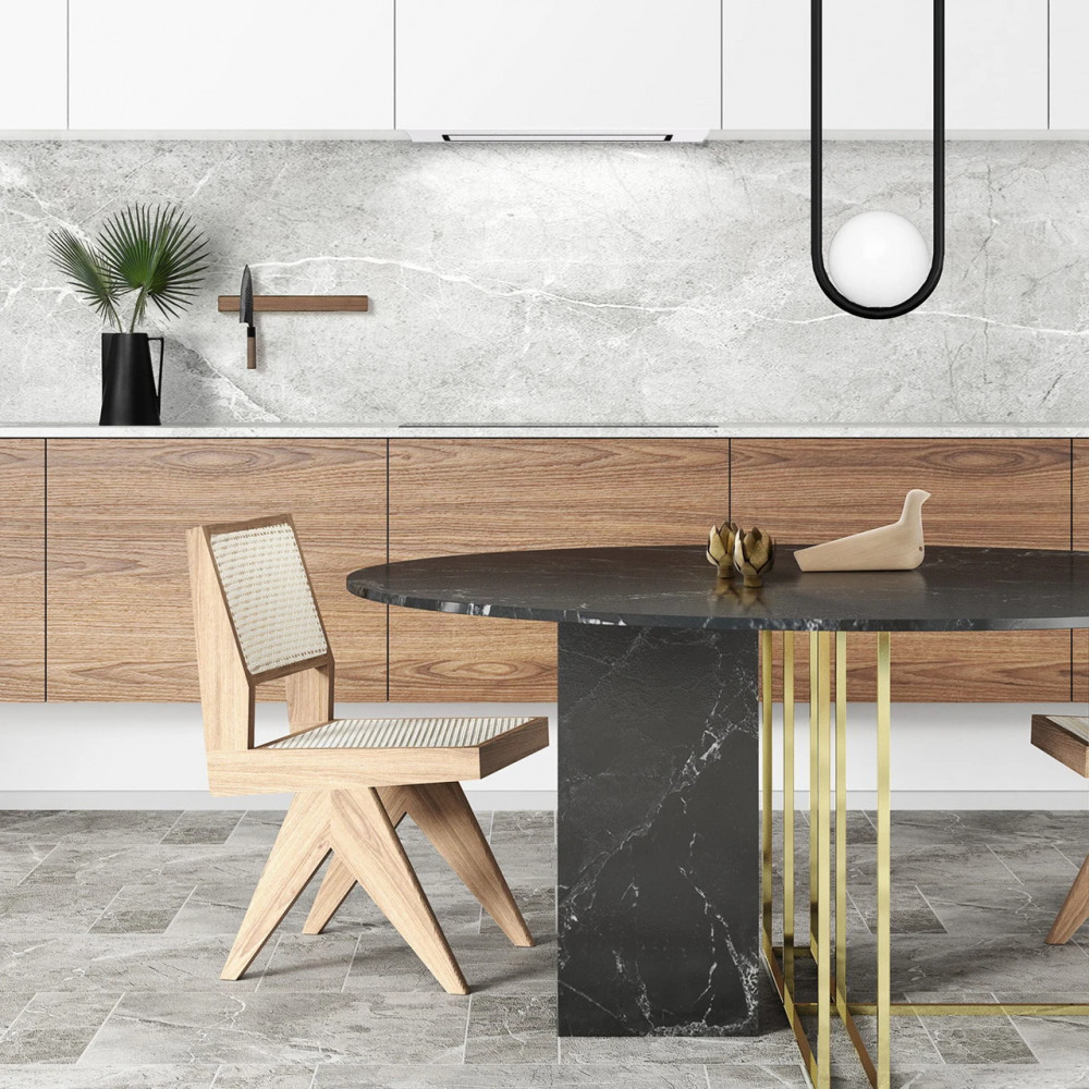 Ciarko Design AURA 55 cm fehér üveg beépíthető páraelszívó - Image 3