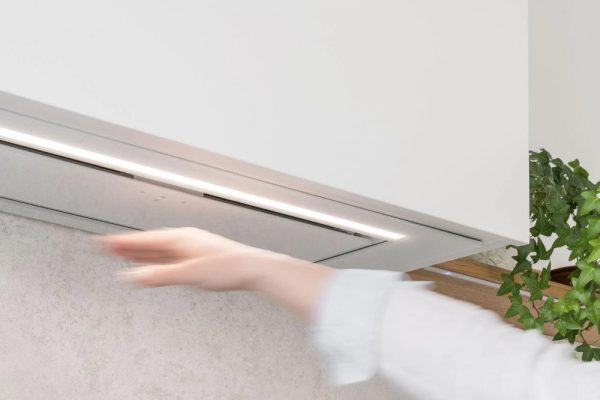 Ciarko Design AURA 55 cm fehér üveg beépíthető páraelszívó - Image 6