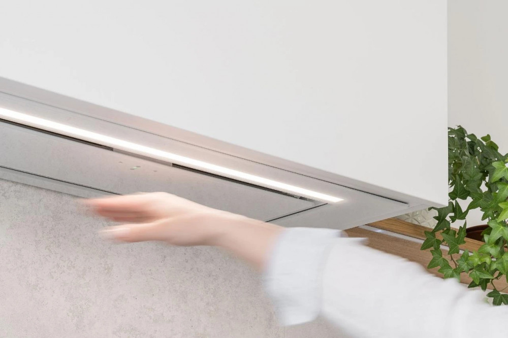 Ciarko Design AURA 55 cm fehér üveg beépíthető páraelszívó - Image 6