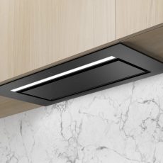 Ciarko Design AURA 55 cm fekete üveg beépíthető páraelszívó