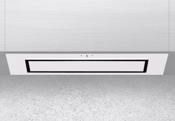 Ciarko Design AURA 74 cm fehér üveg beépíthető páraelszívó