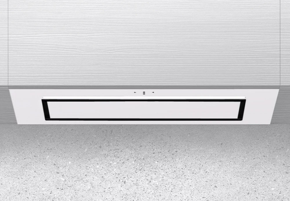 Ciarko Design AURA 74 cm fehér üveg beépíthető páraelszívó