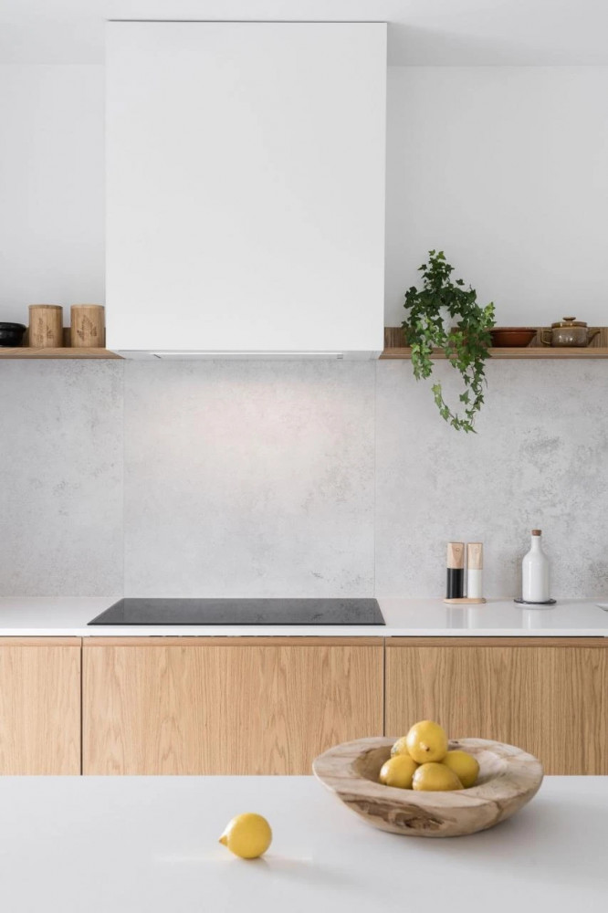 Ciarko Design AURA 74 cm fehér üveg beépíthető páraelszívó - Image 3
