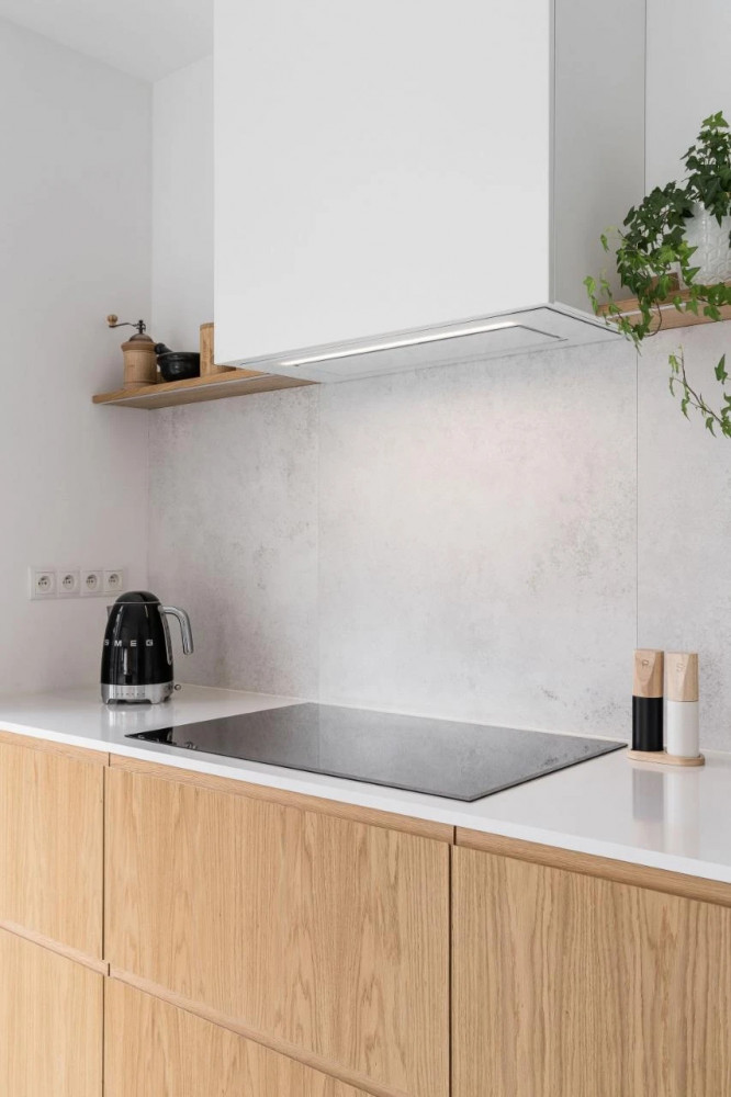 Ciarko Design AURA 74 cm fehér üveg beépíthető páraelszívó - Image 4