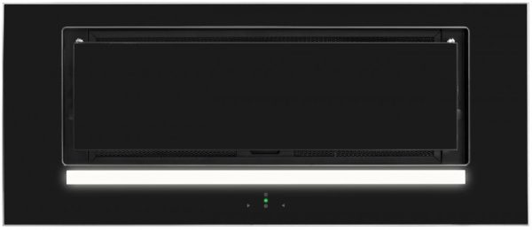 Ciarko Design AURA 74 cm fekete üveg beépíthető páraelszívó - Image 3