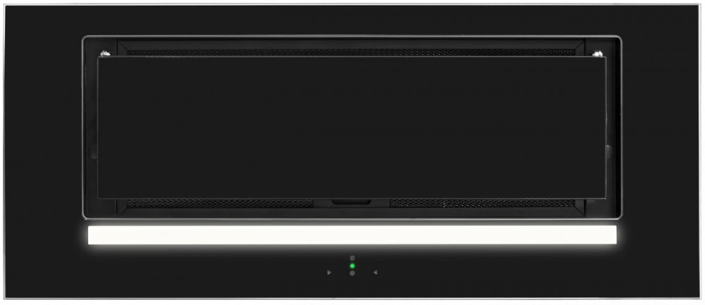 Ciarko Design AURA 74 cm fekete üveg beépíthető páraelszívó - Image 3