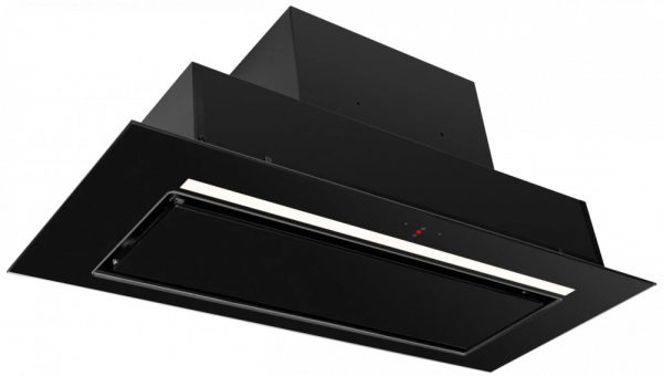Ciarko Design AURA 74 cm fekete üveg beépíthető páraelszívó - Image 5