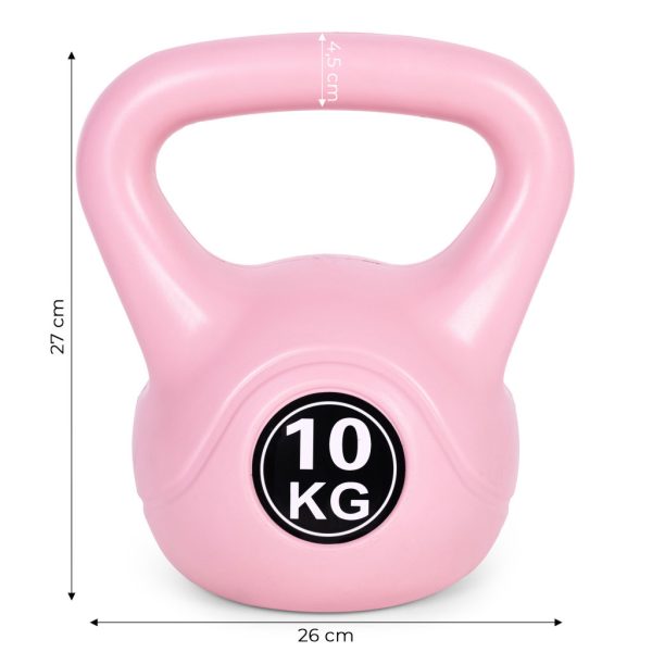 Kettlebell 10 kg rózsaszín - Image 9