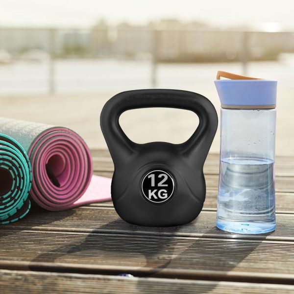 Kettlebell 12 kg fekete - Image 8