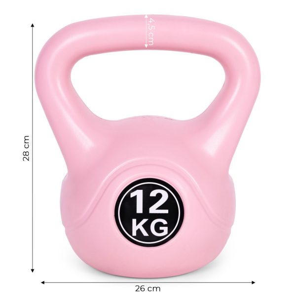 Kettlebell 12 kg rózsaszín - Image 9