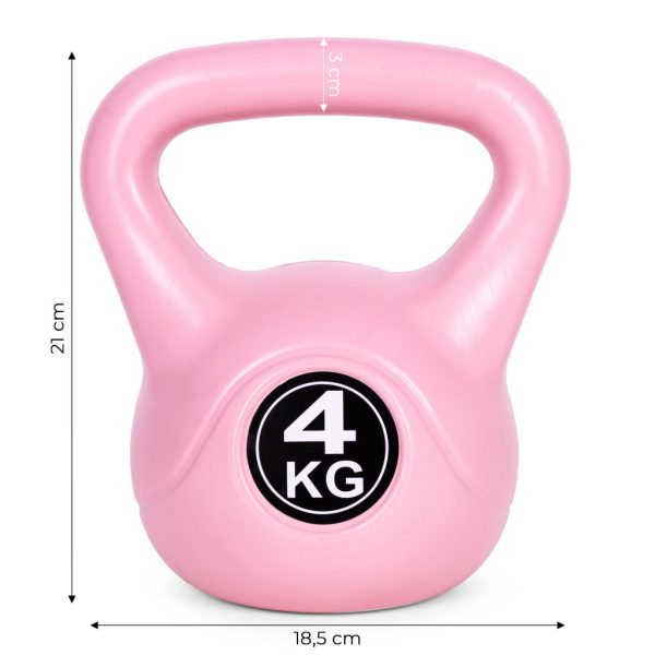 Kettlebell 4 kg rózsaszín - Image 9