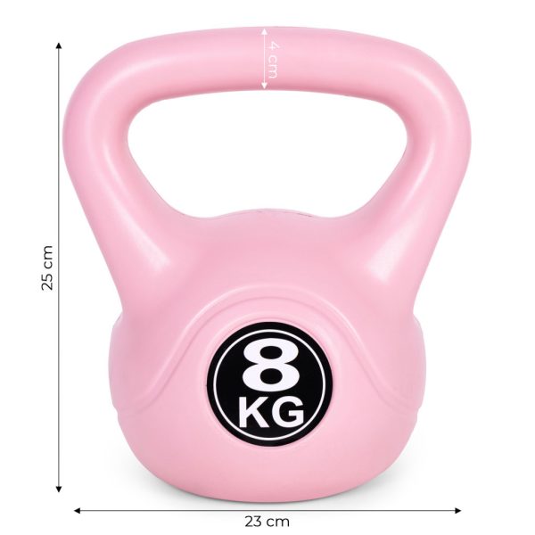 Kettlebell 8 kg rózsaszín - Image 9