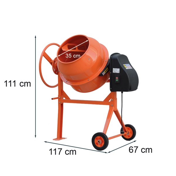 Mixer 120 betonkeverő 120 l - Image 3
