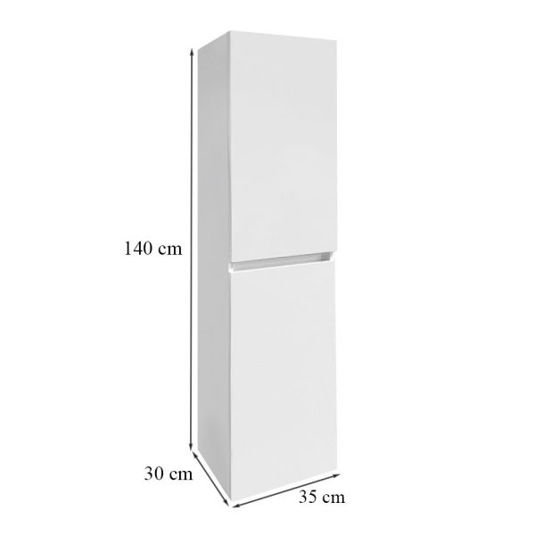 Cube függesztett oldal szekrény fehér - Image 3