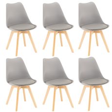 Silla étkezőszék 6 db szürke színben