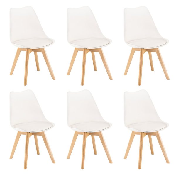 Silla étkezőszék 6 db fehér színben