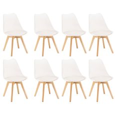 Silla étkezőszék 8 db fehér színben