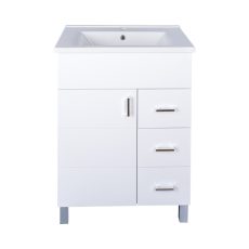 Viva STYLE Karina 85 lábon álló fürdőszobabútor 3 fiókos Sanovit ATRIA 9085 mosdóval 85 x 45,5 cm