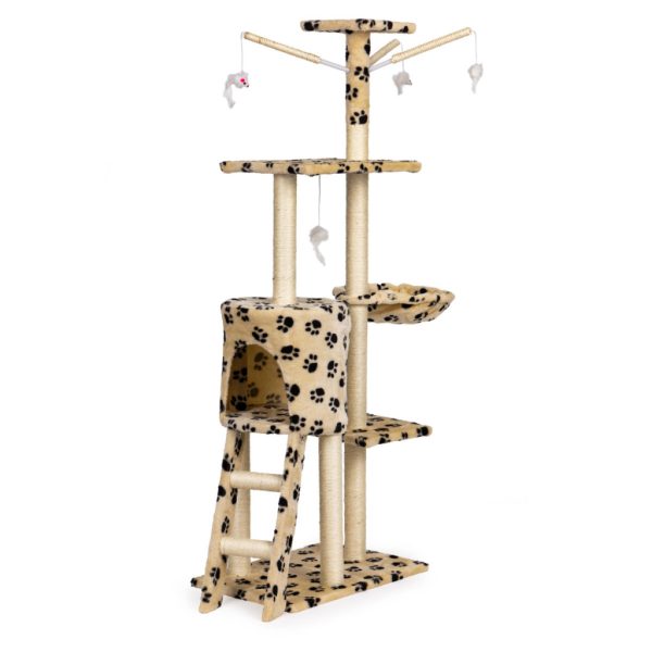 Macska kaparófa 138 cm bézs - Image 2