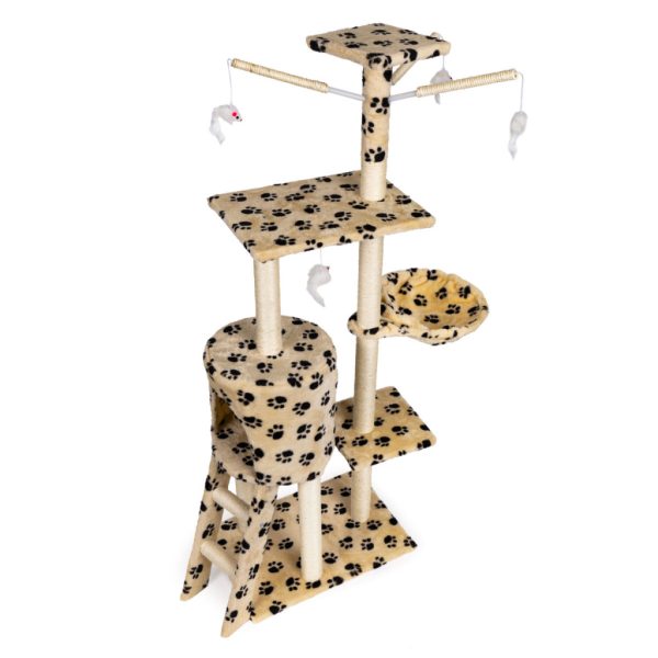 Macska kaparófa 138 cm bézs - Image 6