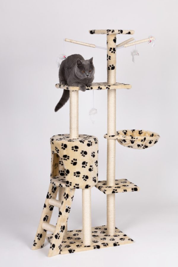 Macska kaparófa 138 cm bézs - Image 9