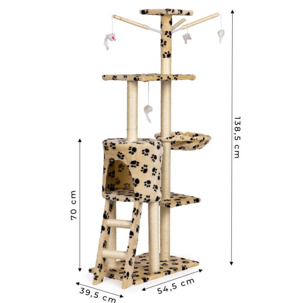 Macska kaparófa 138 cm bézs - Image 10
