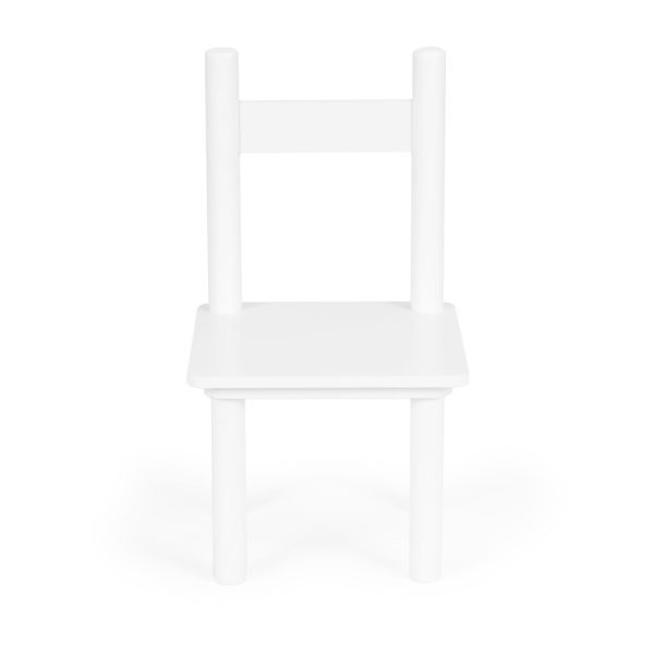 Fa gyerekasztal 2 székkel fehér - Image 6