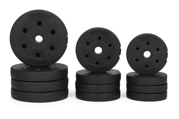 Állítható súlyzók 2x10 kg-os edzőkészlet 20 kg-os súlyzóval - Image 2