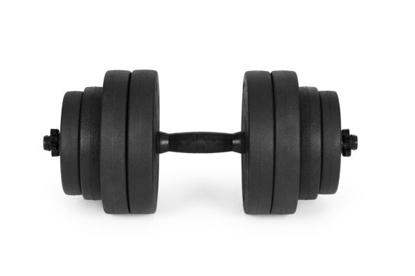 Állítható súlyzók 2x10 kg-os edzőkészlet 20 kg-os súlyzóval - Image 4