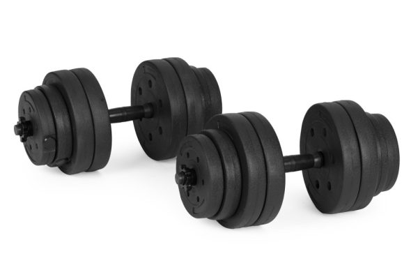 Állítható súlyzók 2x10 kg-os edzőkészlet 20 kg-os súlyzóval - Image 6
