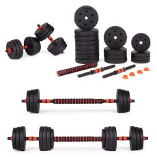 Állítható súlyzók 2x20 kg-os súlyzó szett 40 kg-os rúd