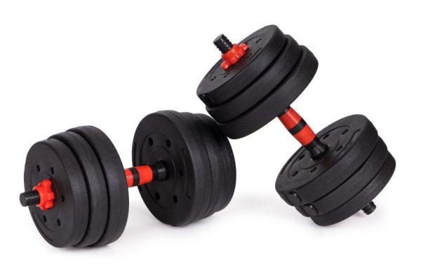 Állítható súlyzók 2x20 kg-os súlyzó szett 40 kg-os rúd - Image 5