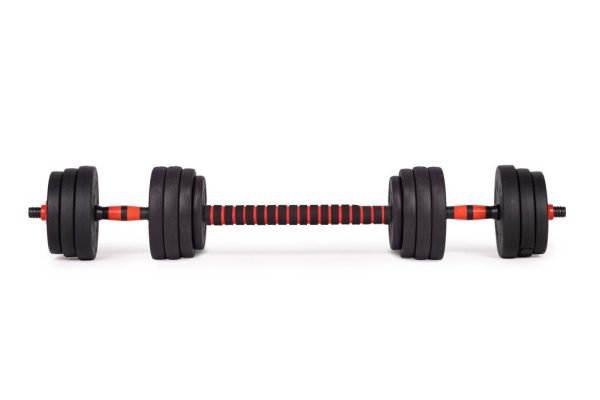 Állítható súlyzók 2x20 kg-os súlyzó szett 40 kg-os rúd - Image 7