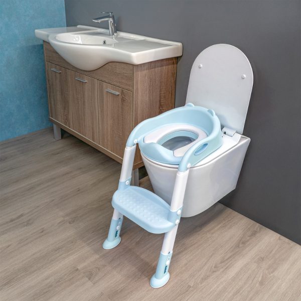 Lépcsős WC szűkítő kék - Image 2