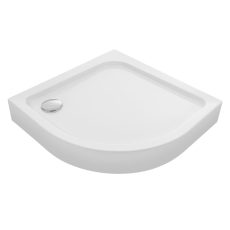 LAVEO BRESSO akril fehér zuhanytálca, 80 cm, magasság: 16 cm, mélység: 5 cm - JBB_686Z