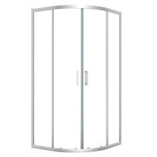 LAVEO BRESSO félkör zuhanykabin 90x90x185 cm átlátszó üveg/króm - JKB_096Z