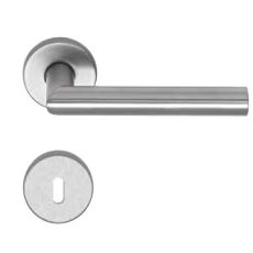 Inox rozettás BB kilincs