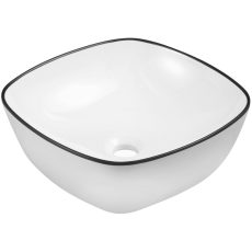 KR-650 WH/BL kerámia design mosdó