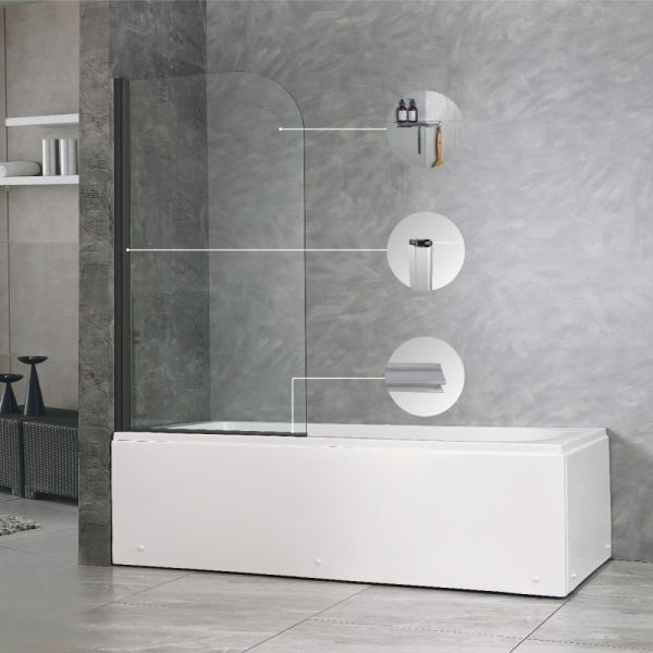 Eva 70x140 cm kádparaván Black - Image 5